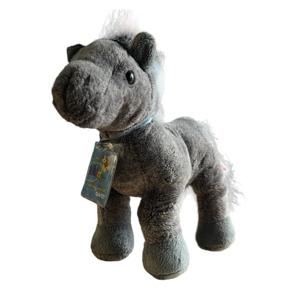 WEBKINZ HM098 Grey Arabian Plush Horse with Sealed Unused Code Ganz - Picture 2 of 15